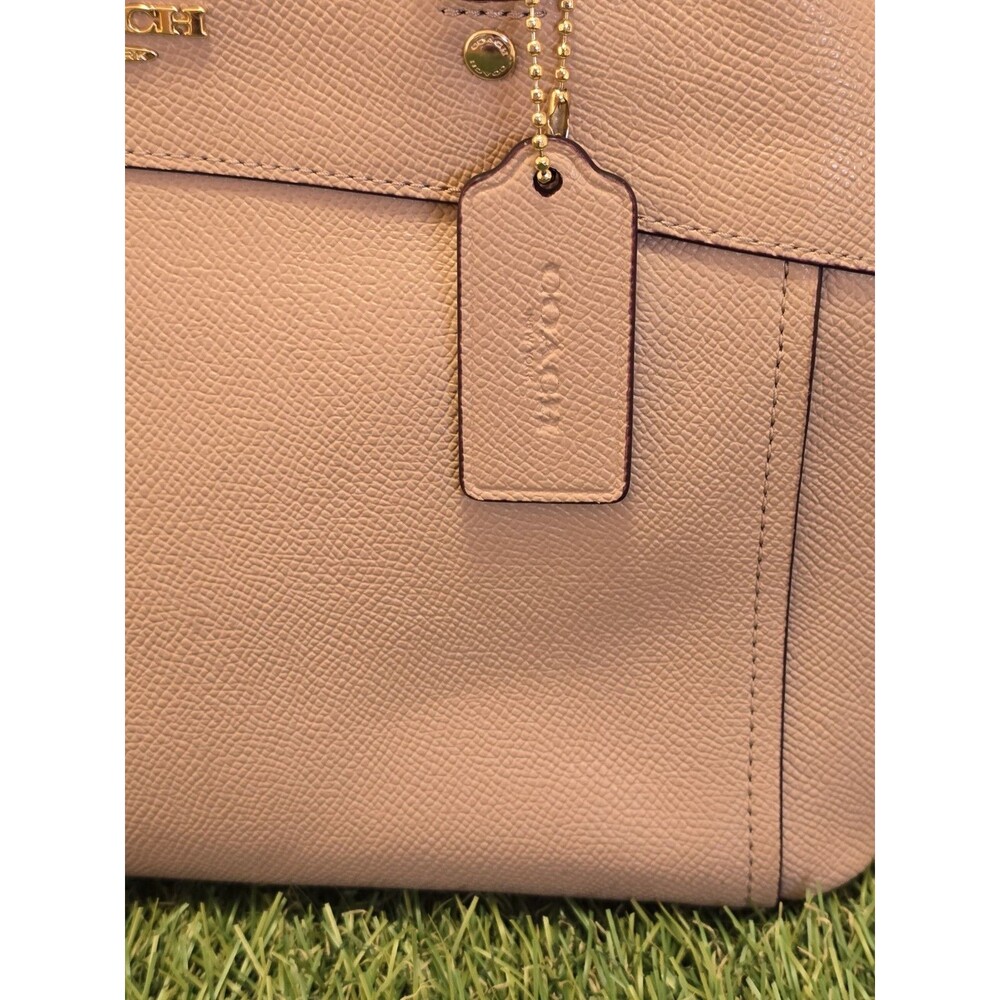 Coach F25395 Mini Brooke Carryall Satchel Crossgrain Leather Blush Pink - Picture 6 of 17